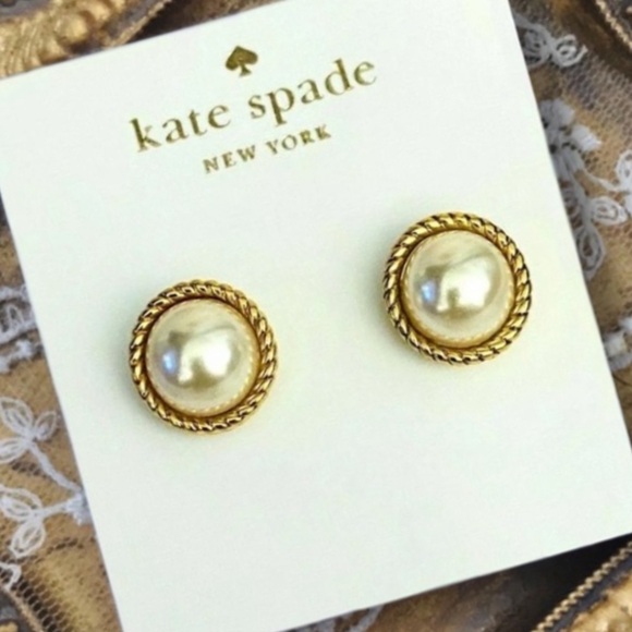 KATE SPADE • Seaport Pearl Earrings - Picture 4 of 4